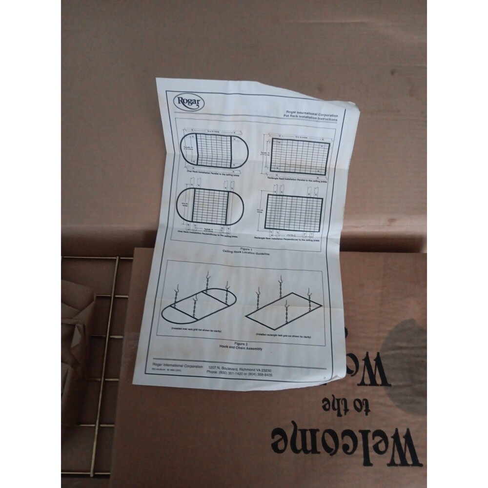 Rogar Hanging Gourmet Pot Rack - Picture 13 of 13